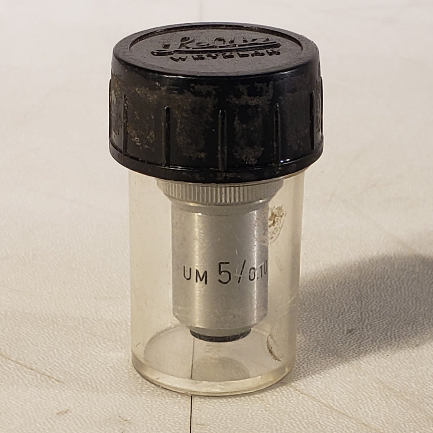 Leitz Wetzlar UM 5/0.10 Objective Microscope Lens 5x
