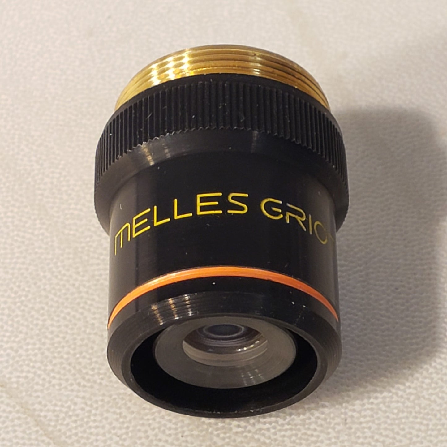Melles Griot 160/0.17 6.3/0.20 Objective Microscope Lens 6.3x Mag