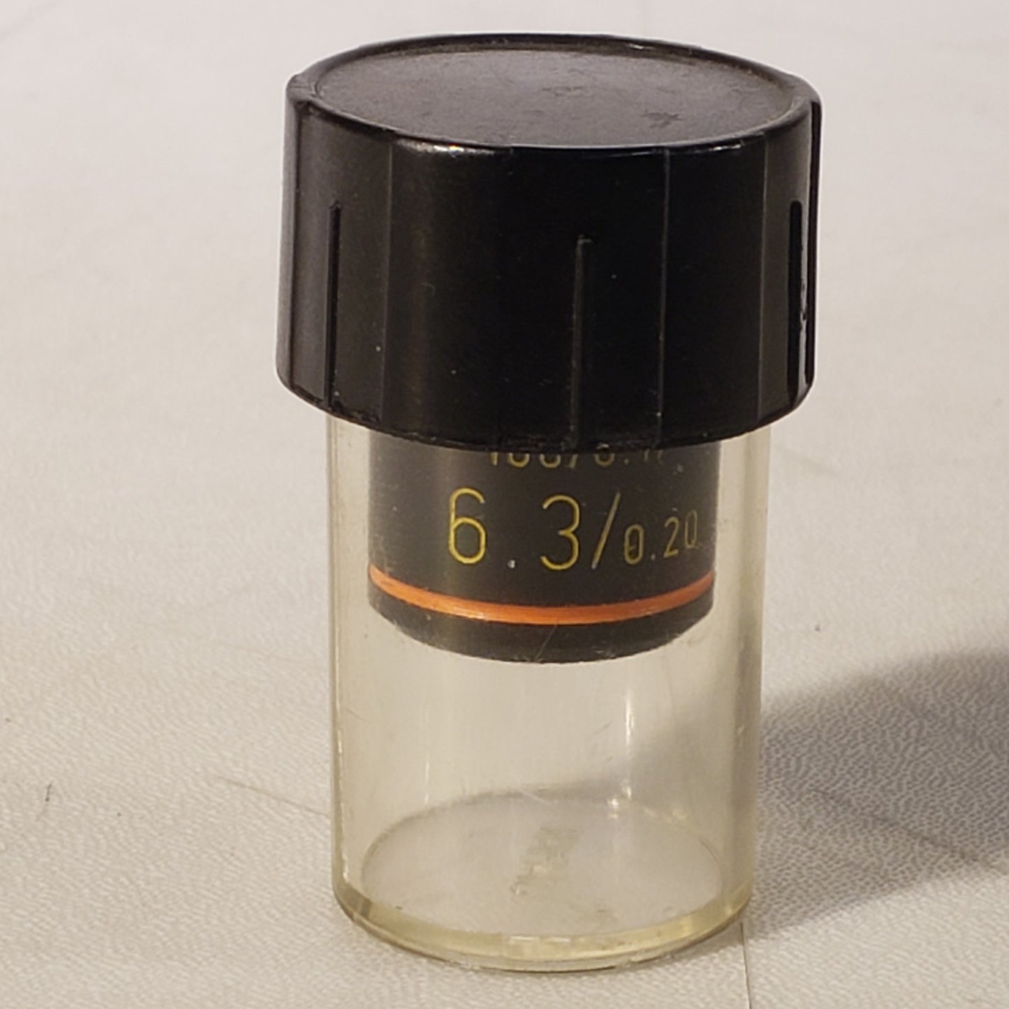 Melles Griot 160/0.17 6.3/0.20 Objective Microscope Lens 6.3x Mag