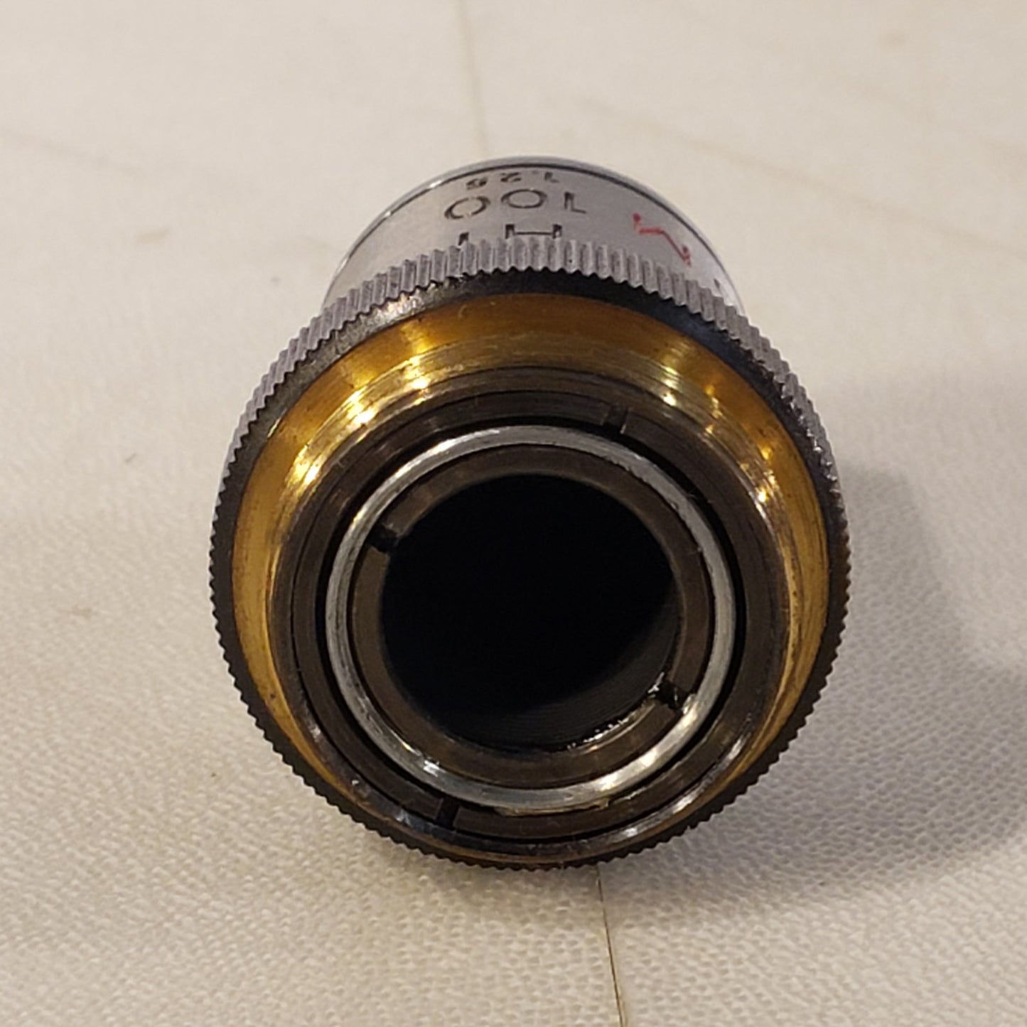 Nikon HI P M 100 1.25 Objective Microscope Lens 100x Mag