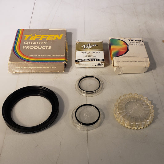 *Lot of 4* Tiffen Quality Products Camera Lenses Attachments Filters Accessories