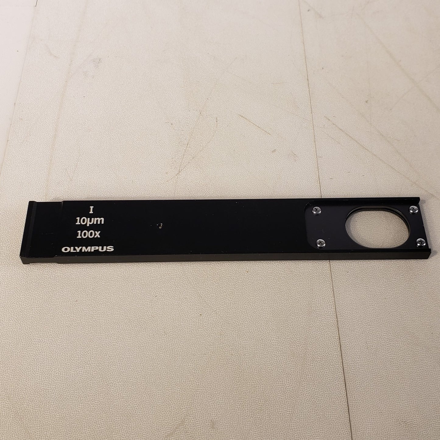 Olympus AH2-SLM10 Microscope Slide Filter Optics 100x BIN#54-08