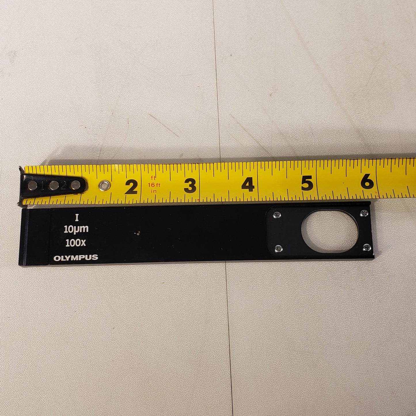 Olympus AH2-SLM10 Microscope Slide Filter Optics 100x BIN#54-08