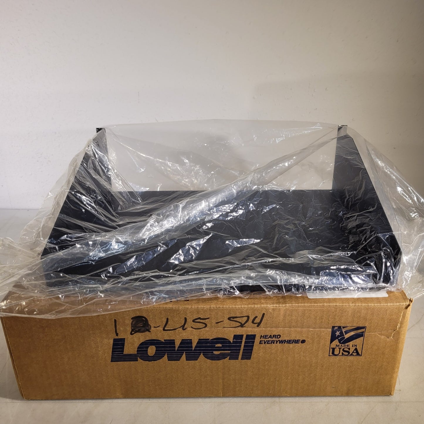 Lowell Cantilever Relay 19" Rack Mount Shelf 14" Deep 17-1/2" Wide Black