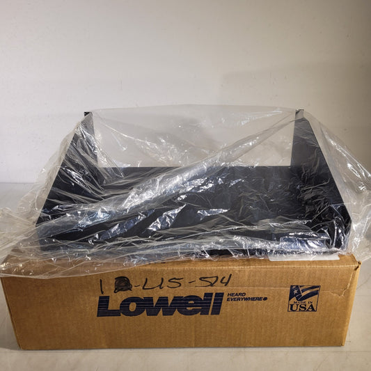 Lowell Cantilever Relay 19" Rack Mount Shelf 14" Deep 17-1/2" Wide Black