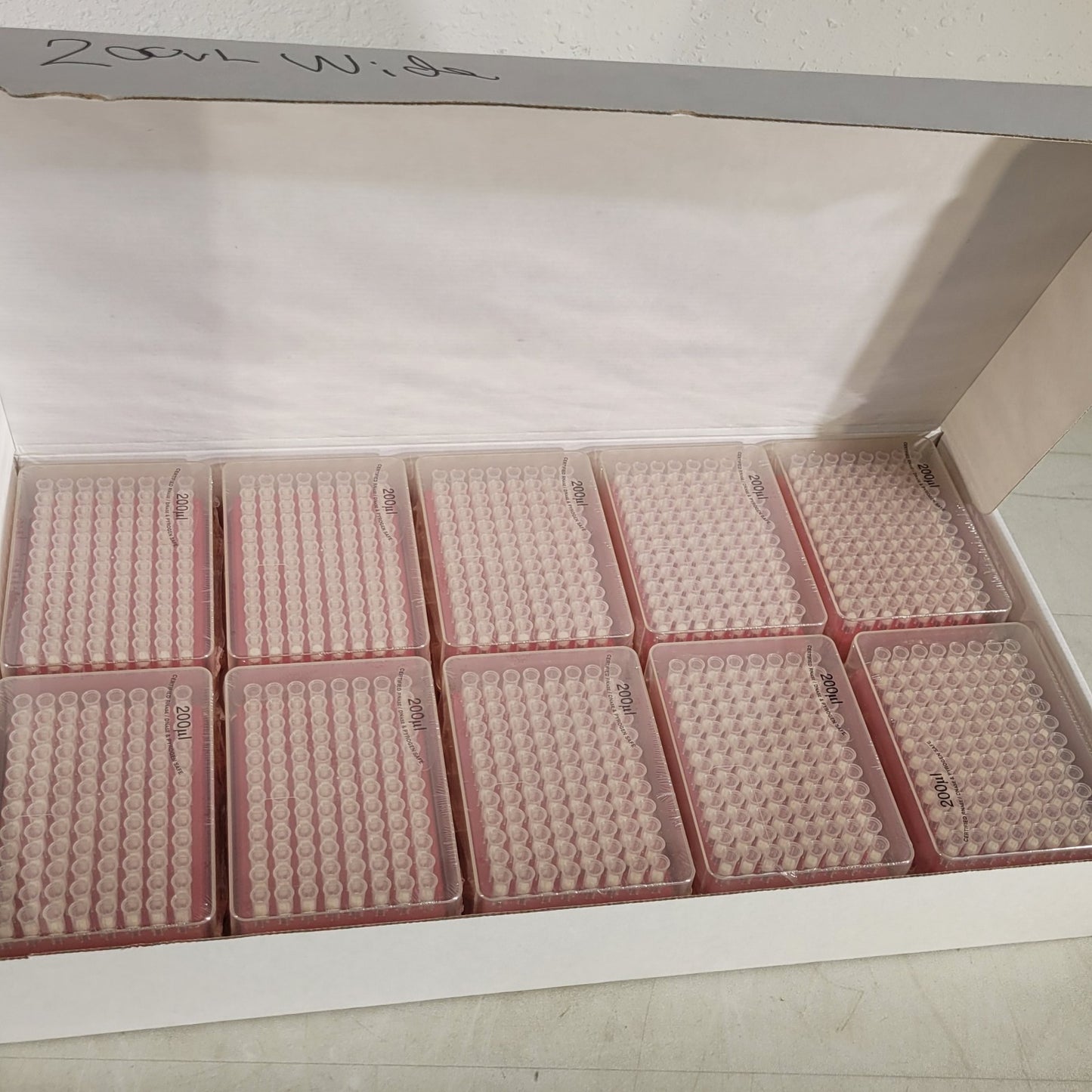 *Case Of 960 Tips* Dynamic Devices 200uL Filter Pipette Tips 10 Rack Of 96 Tips