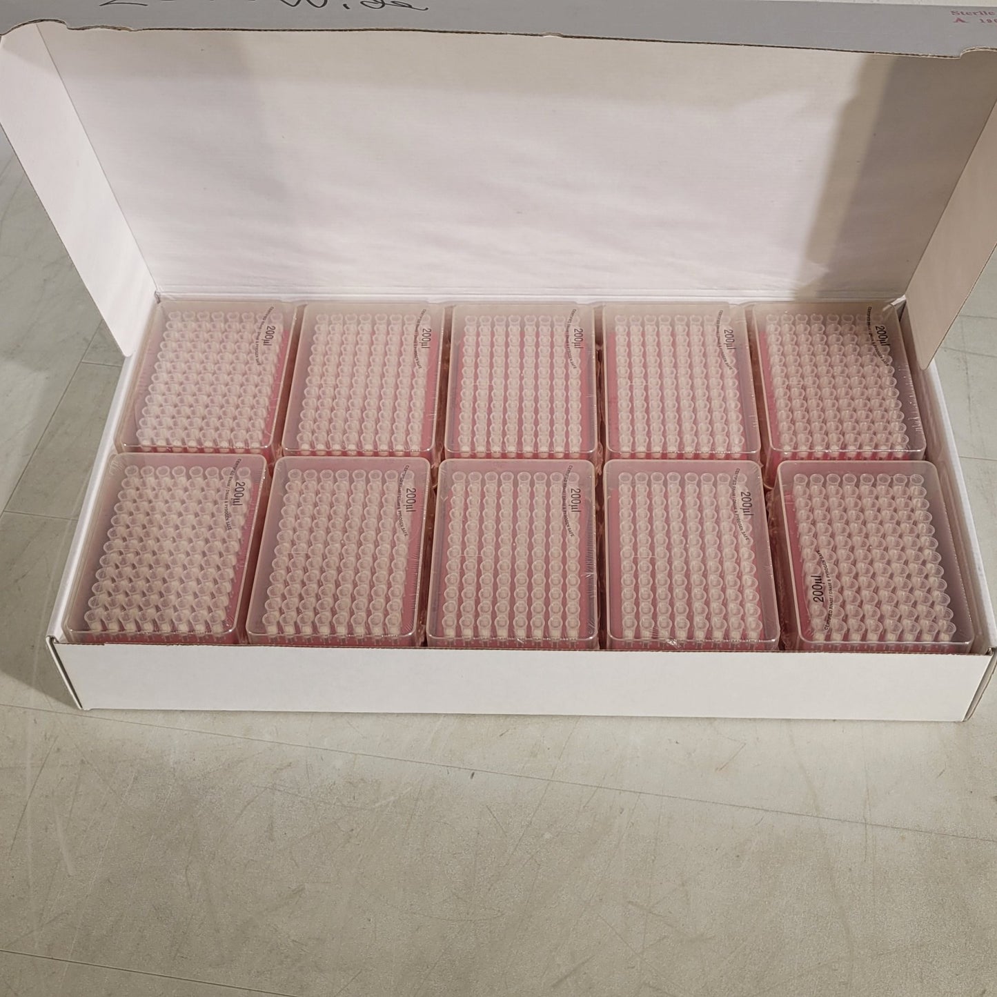 *Case Of 960 Tips* Dynamic Devices 200uL Filter Pipette Tips 10 Rack Of 96 Tips