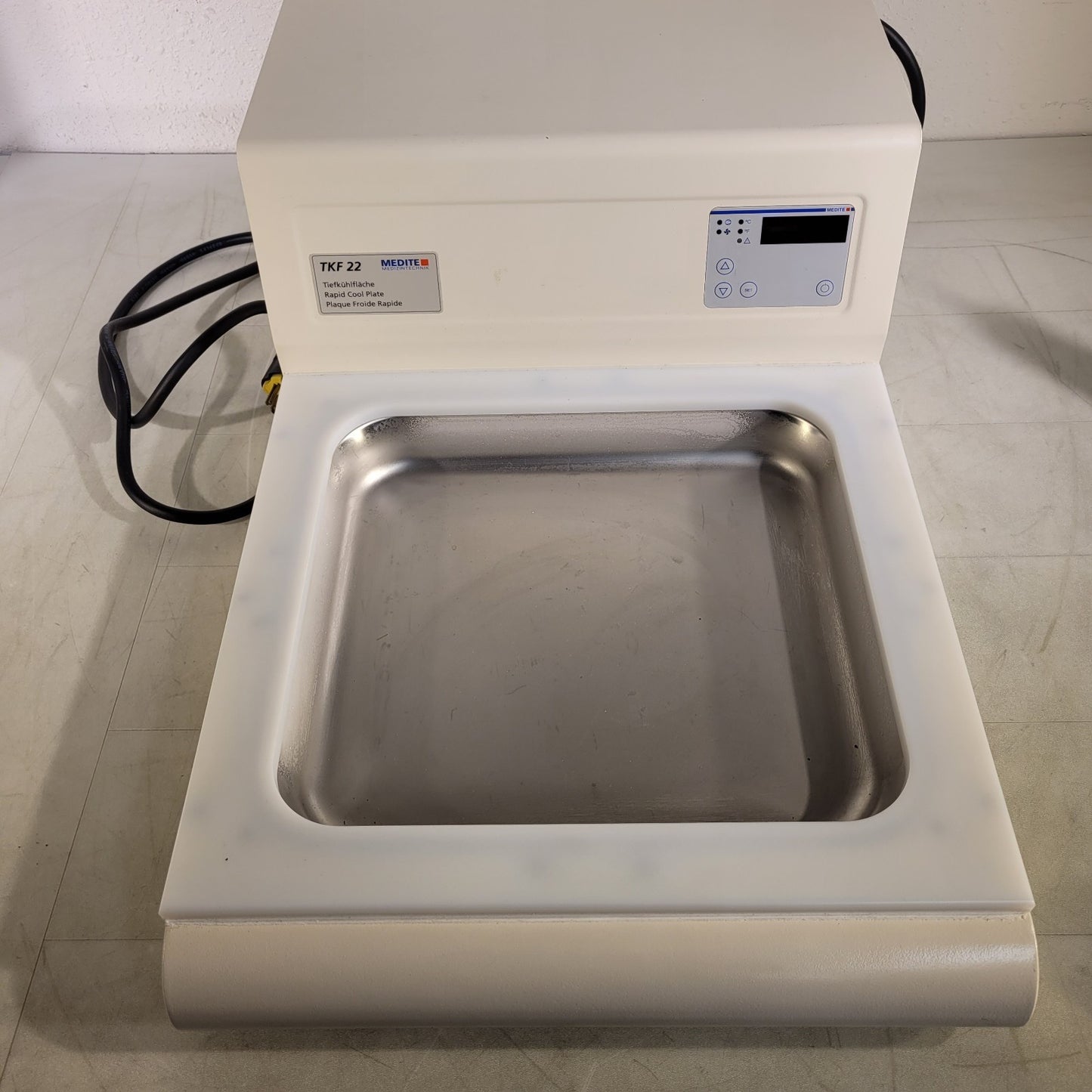 Medite TKF 22 Laboratory Rapid Deep Cooling Plate Min Temp -35°C Tested Works