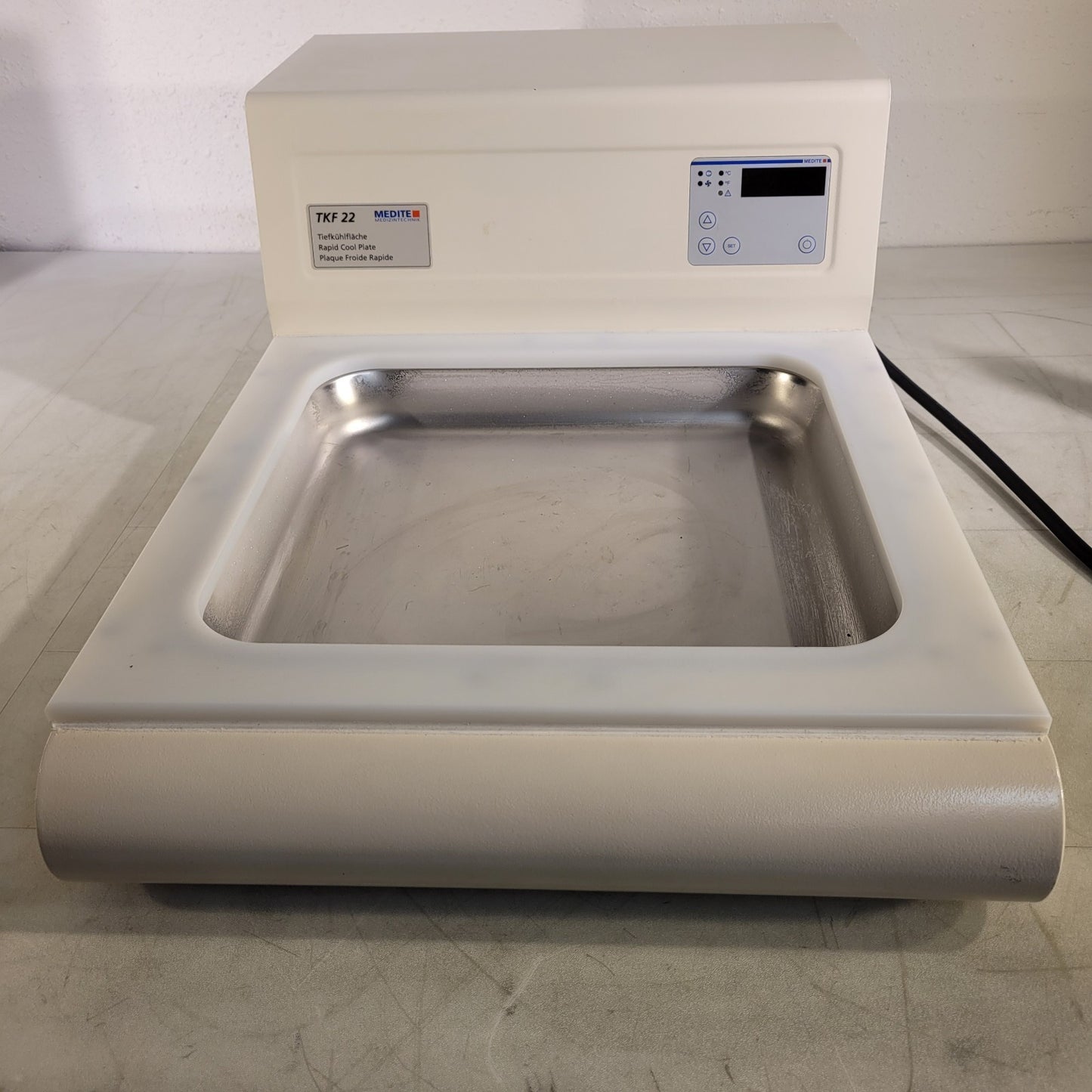 Medite TKF 22 Laboratory Rapid Deep Cooling Plate Min Temp -35°C Tested Works
