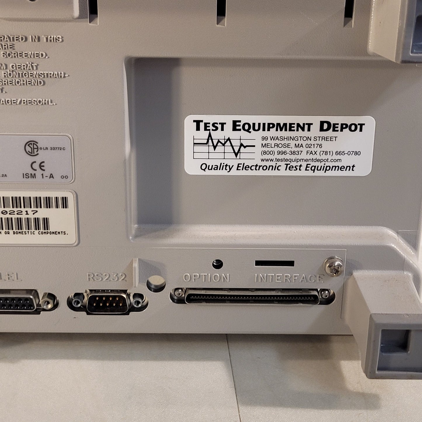 Agilent 54622A Oscilloscope Digital 100Mhz 2 Channels