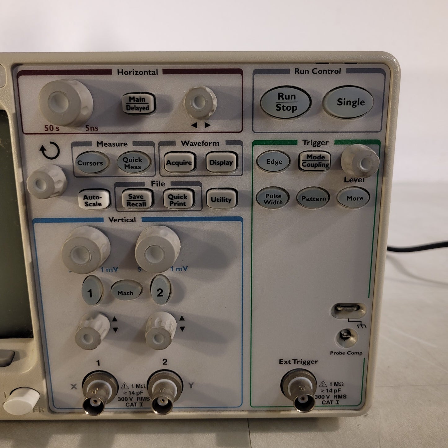 Agilent 54622A Oscilloscope Digital 100Mhz 2 Channels