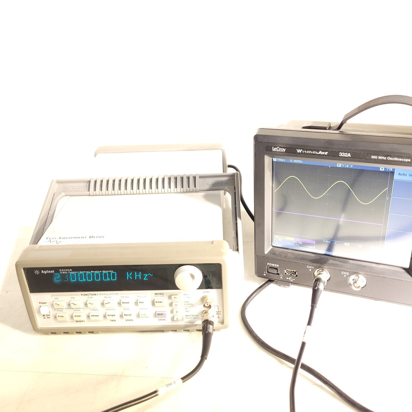 Agilent 33120A 15MHz Function Arbitrary Waveform Generator -Knob Not Sensisitive