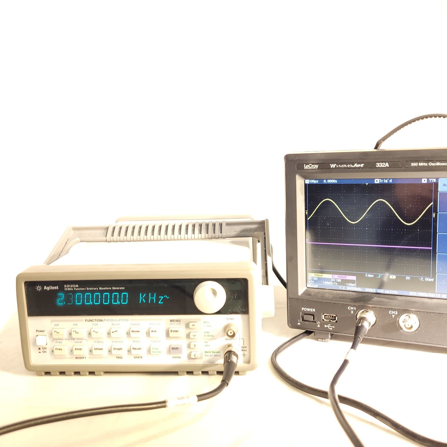 Agilent 33120A 15MHz Function Arbitrary Waveform Generator -Knob Not Sensisitive
