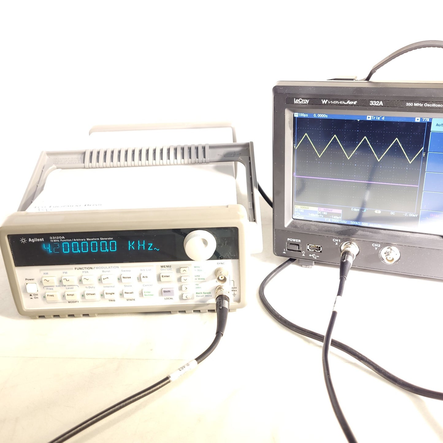 Agilent 33120A 15MHz Function Arbitrary Waveform Generator -Knob Not Sensisitive