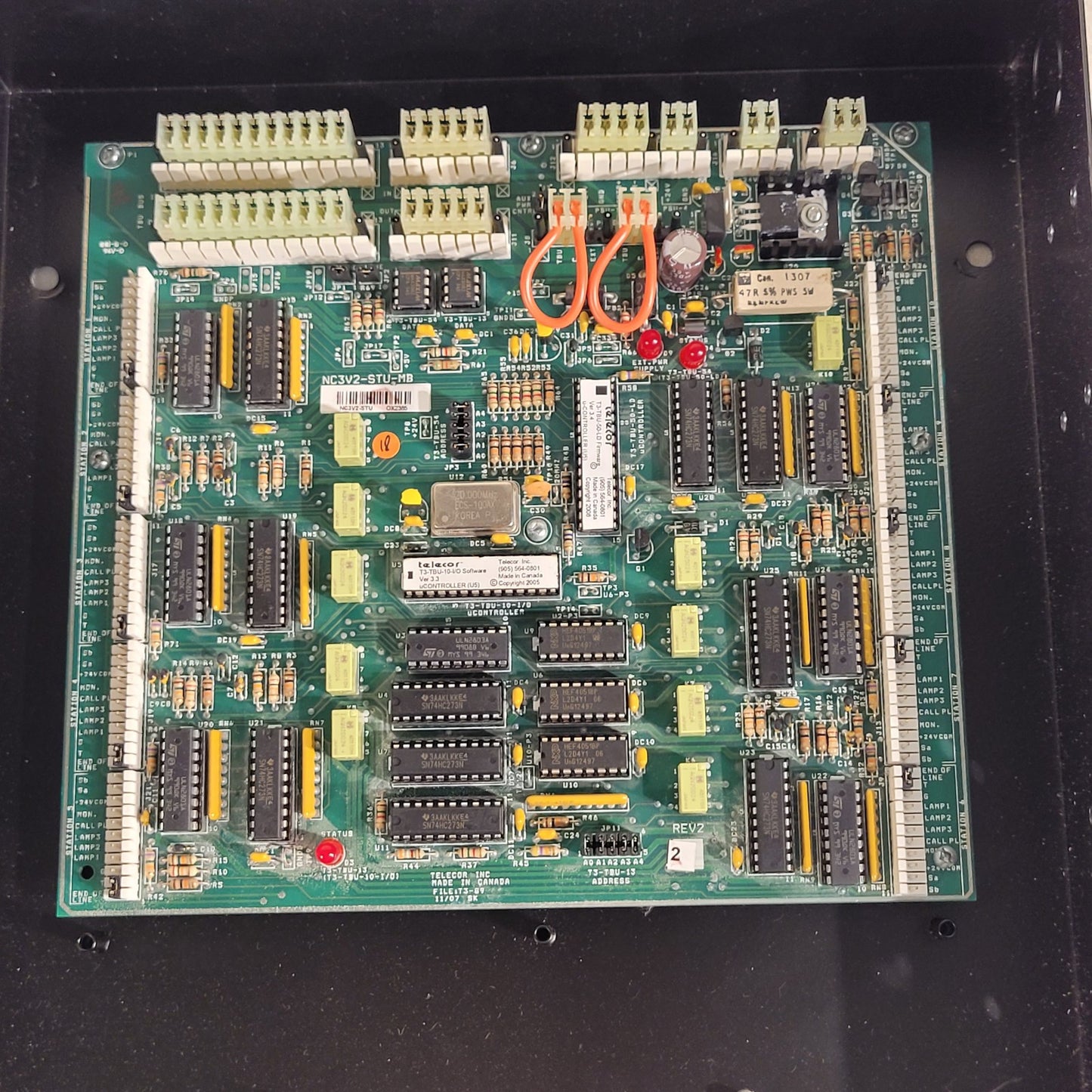 Telecor NC3-STU-MB Station Termination Unit w/ Firmware Nurse Courier