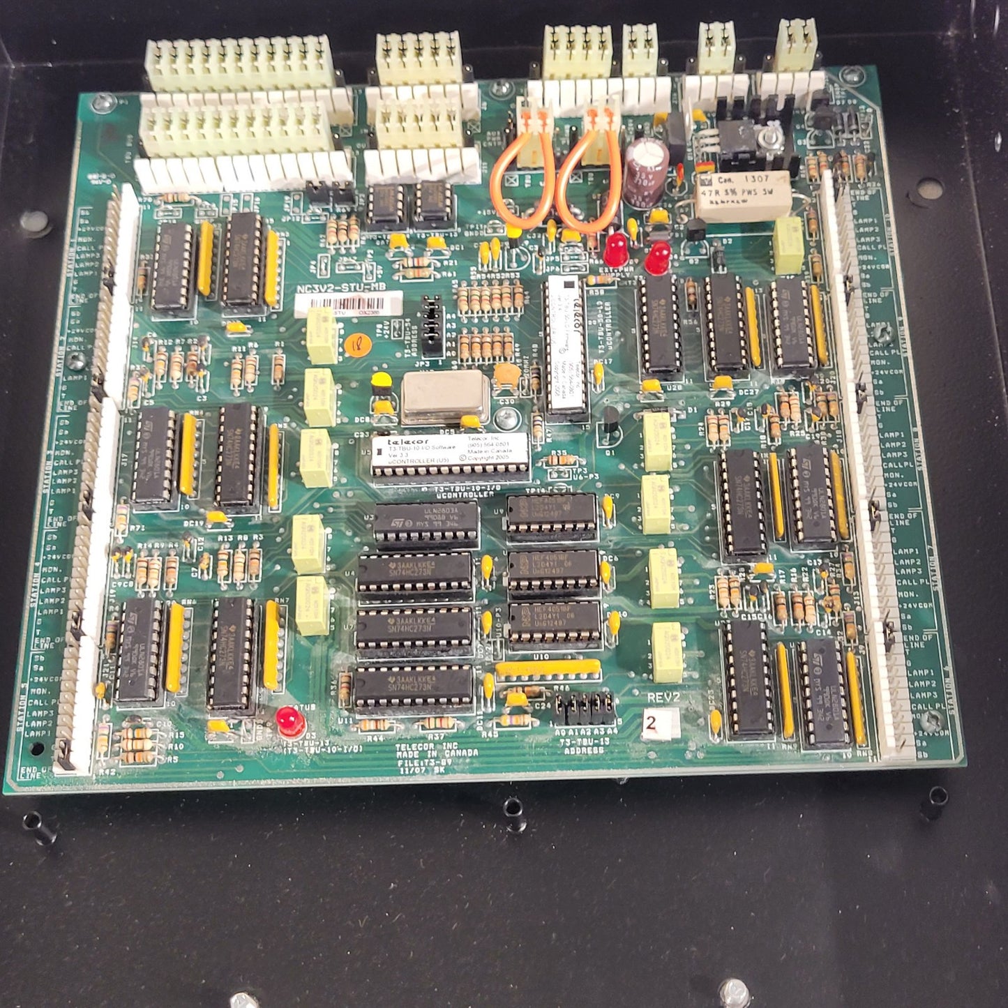 Telecor NC3-STU-MB Station Termination Unit w/ Firmware Nurse Courier