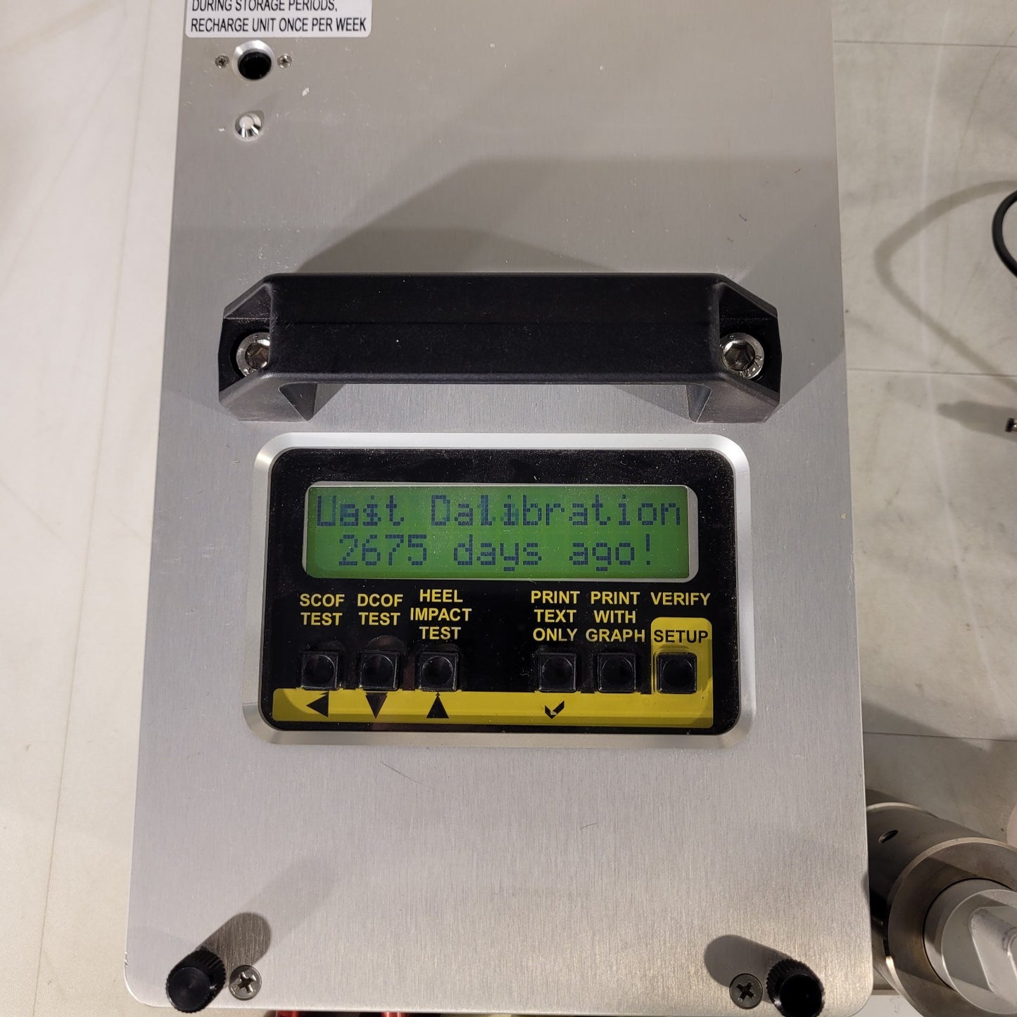 Regan RSU BOT-3000 Digital Tribometer Slip Tester w/ Accessories New Battery