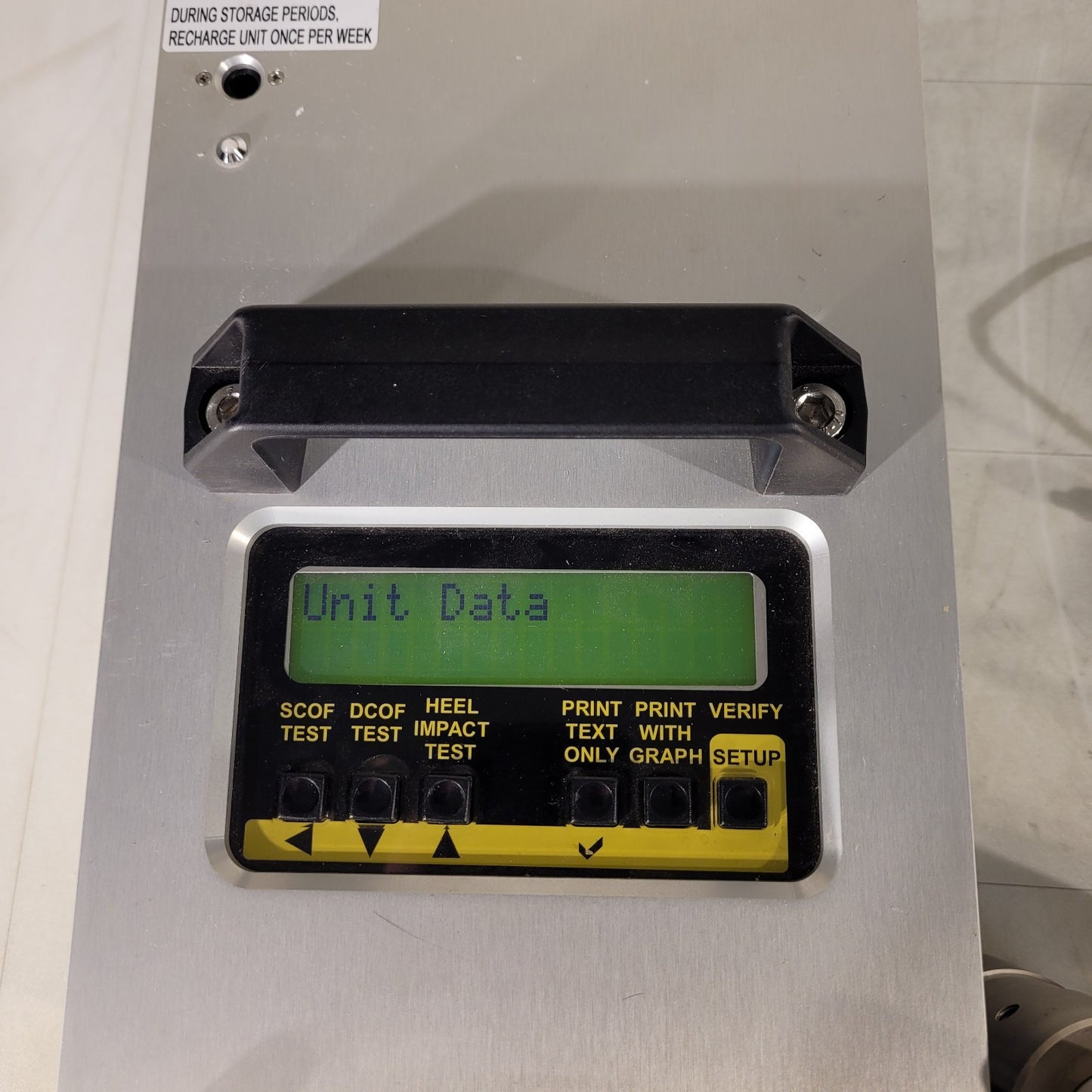Regan RSU BOT-3000 Digital Tribometer Slip Tester w/ Accessories New Battery