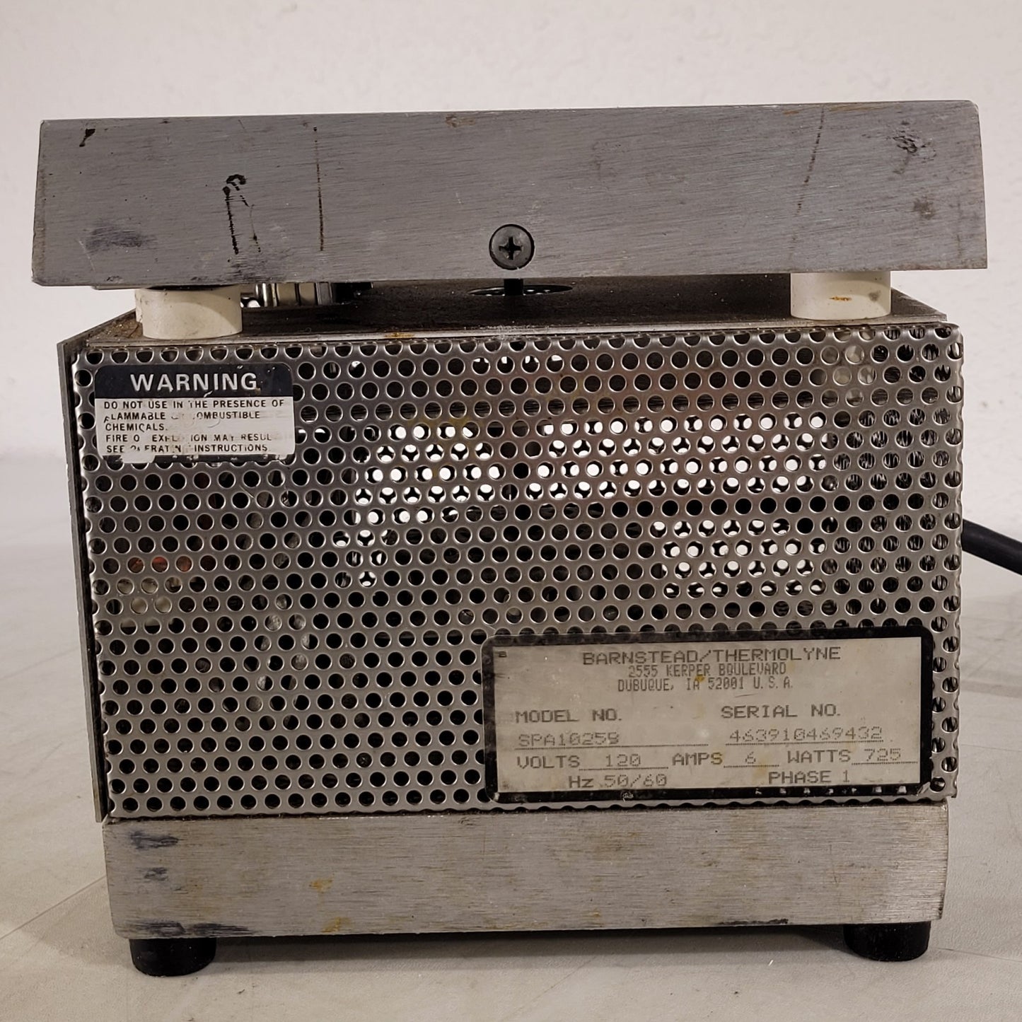Thermolyne SPA1025B Type 1000 7" Stirring Hot Plate Stirrer Combination