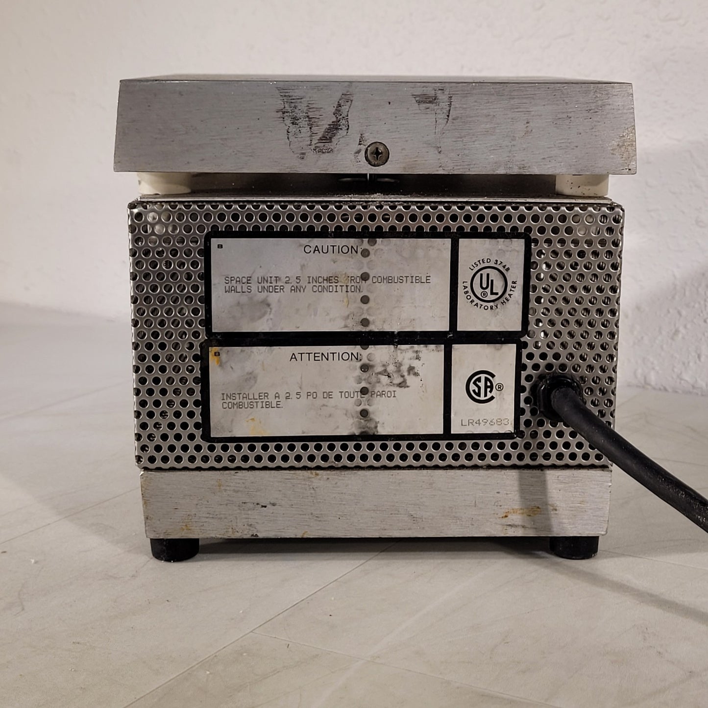 Thermolyne SPA1025B Type 1000 7" Stirring Hot Plate Stirrer Combination