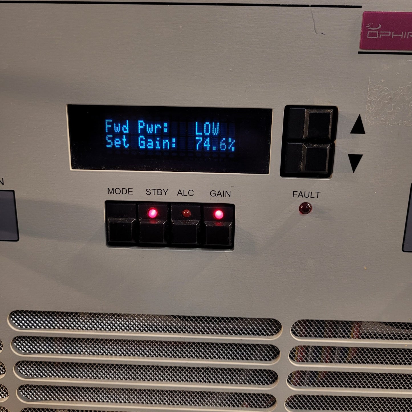 Ophir 5087 FE RF Power Amplifier 0.01-200MHz 250Watt Rack Mount N-type 20 dB