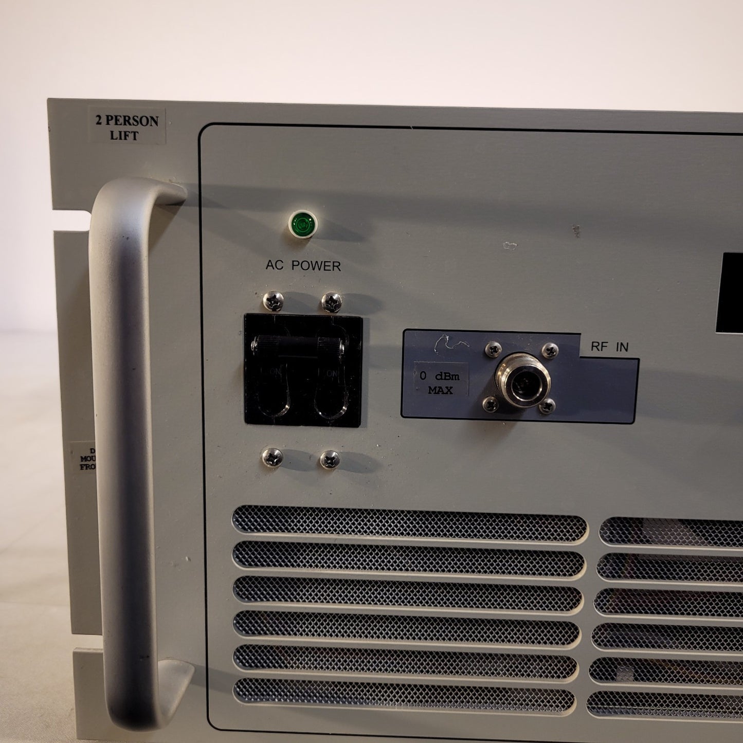 Ophir 5087 FE RF Power Amplifier 0.01-200MHz 250Watt Rack Mount N-type 20 dB