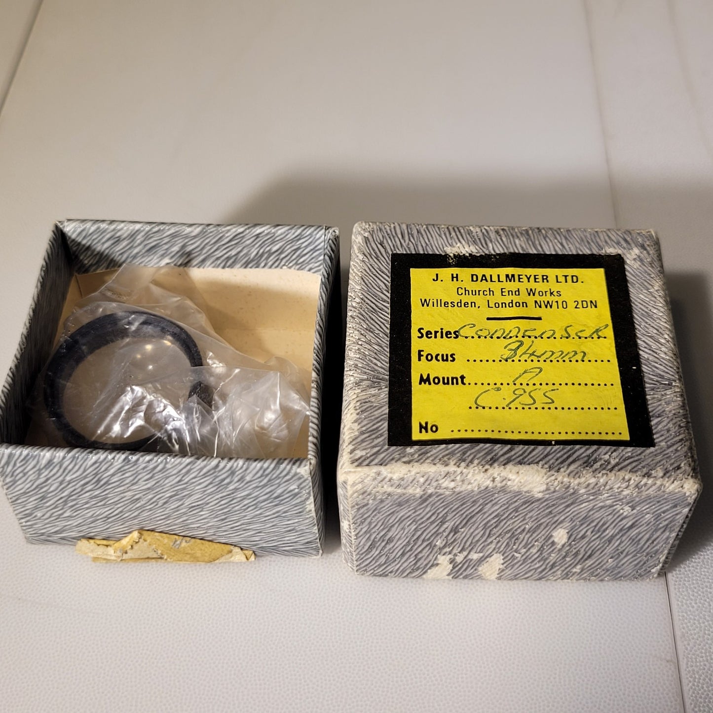 J. H Dallmeyer Condenser Lens Focus 34mm Mount A C 955