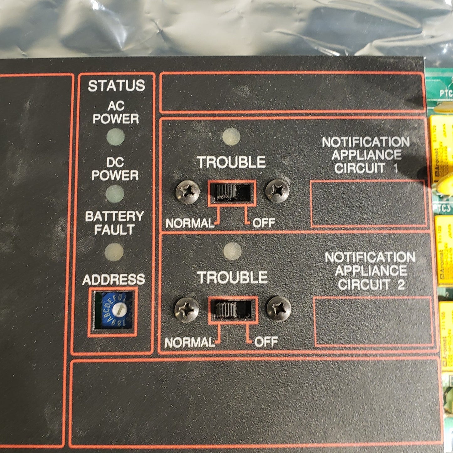 FCI DSU 1120-0476 Rev A 7200 Fire Alarm Control Board Fire Control Instruments