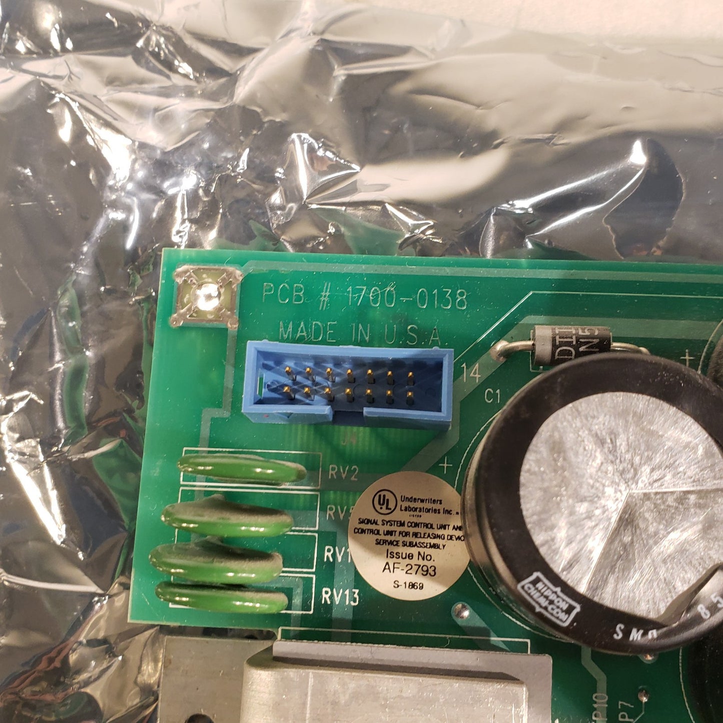 FCI DSU 1120-0476 Rev A 7200 Fire Alarm Control Board Fire Control Instruments
