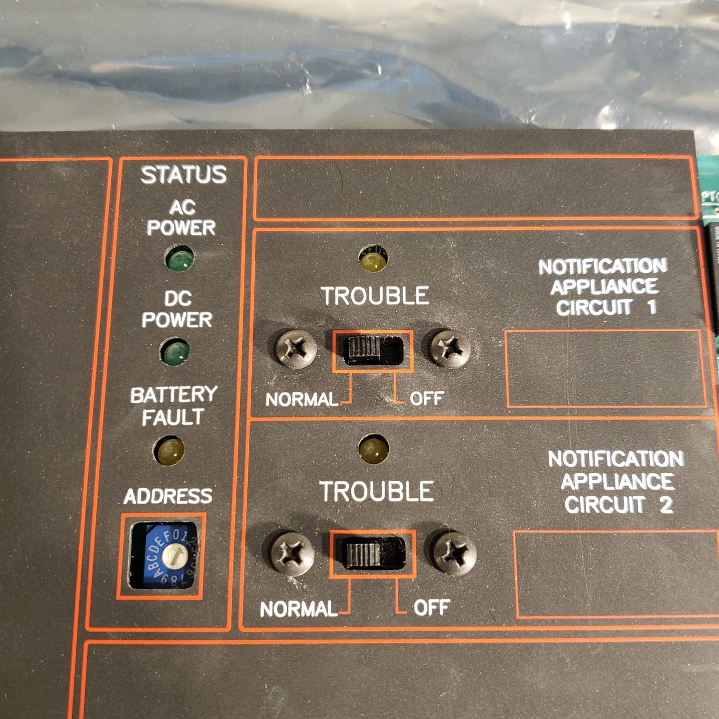 FCI DSU 1120-0476 Rev F 7200 Fire Alarm Control Board Fire Control Instruments