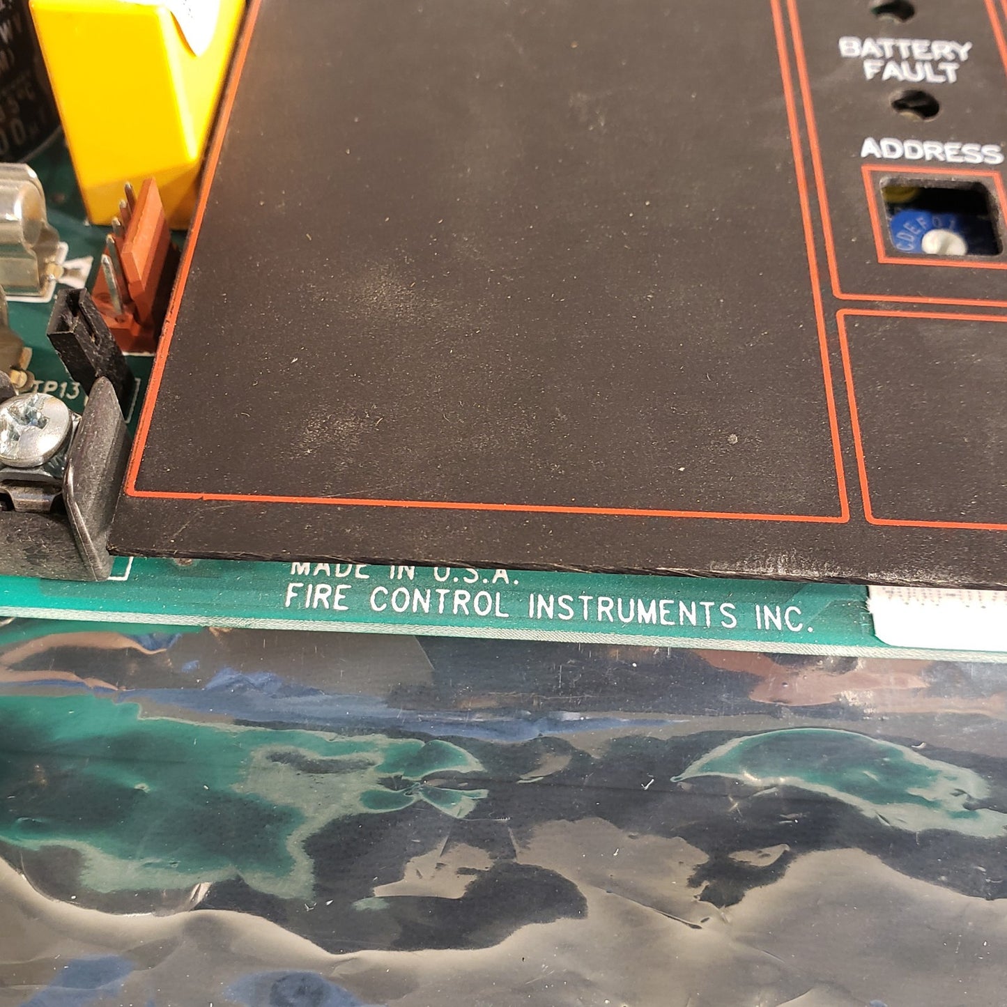 FCI DSU 1120-0476 Rev F 7200 Fire Alarm Control Board Fire Control Instruments