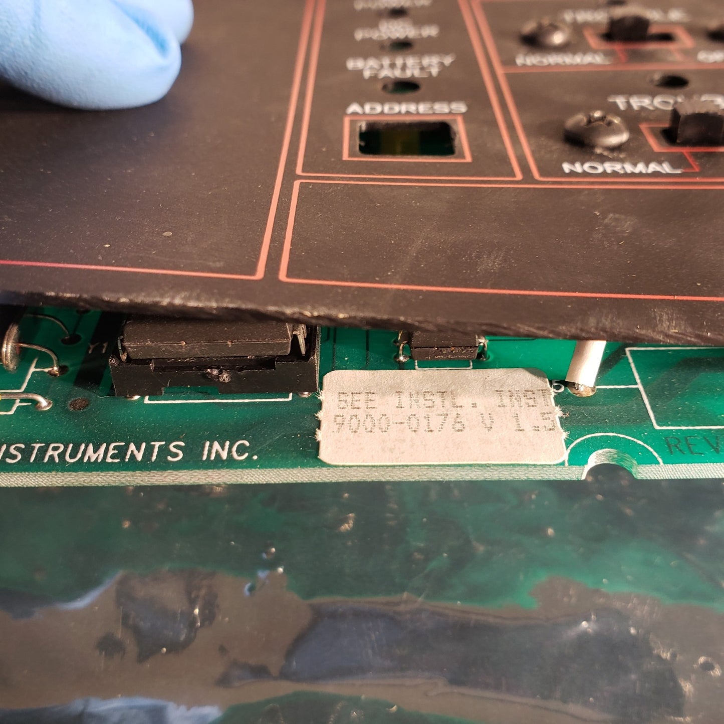 FCI DSU 1120-0476 Rev F 7200 Fire Alarm Control Board Fire Control Instruments