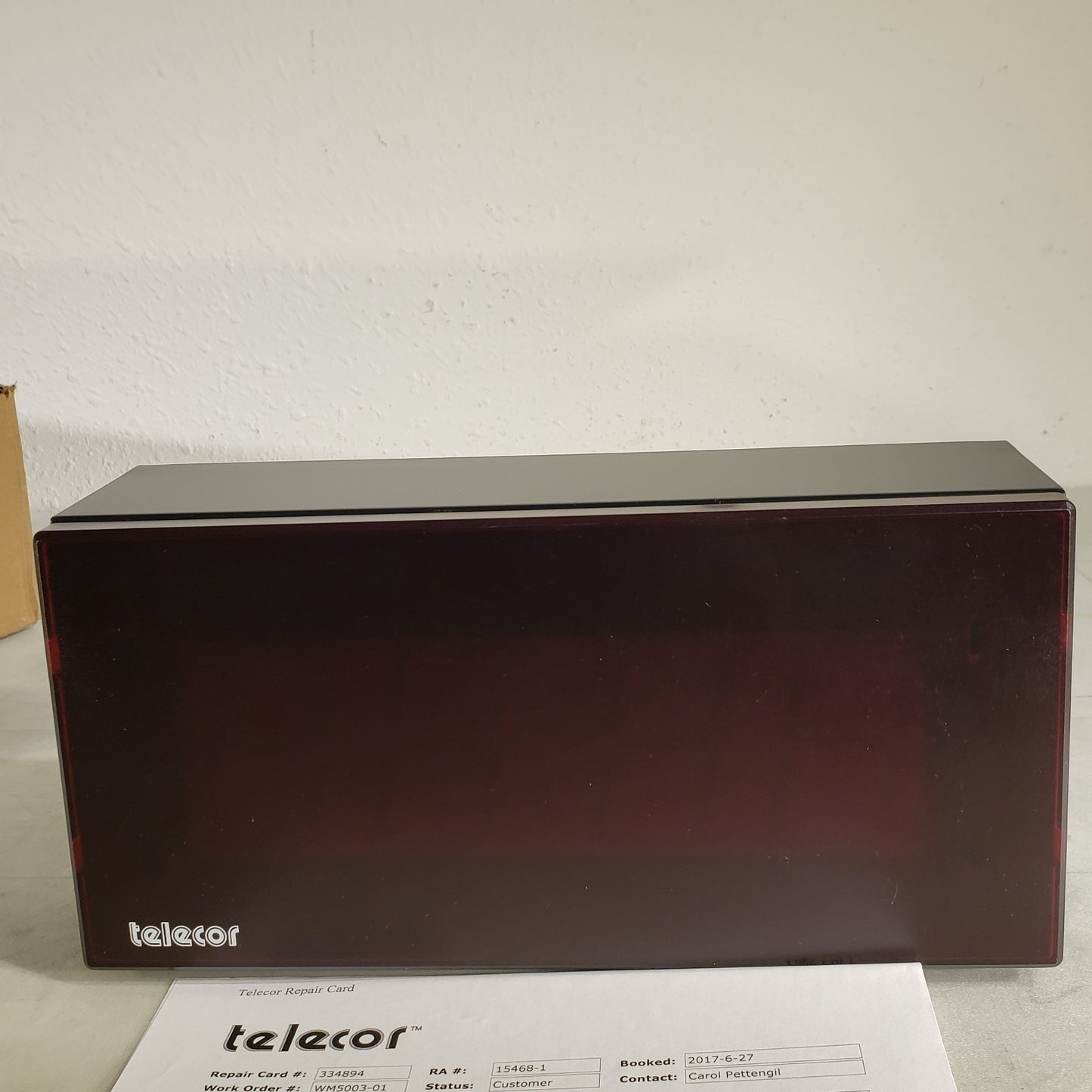 Telecor ECLK-2.5-POE  Digital Clock eClock 2.5" Display