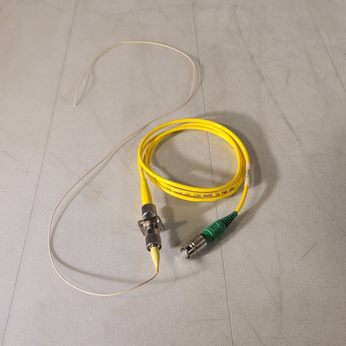 Thorlabs SMF28e+ Corning Single Mode Fiber Optic Patch Cable 3ft 6in