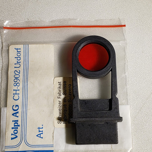 Volpi CH-8902 Red Filter Slide Optics For Intralux Illuminator Microscopes