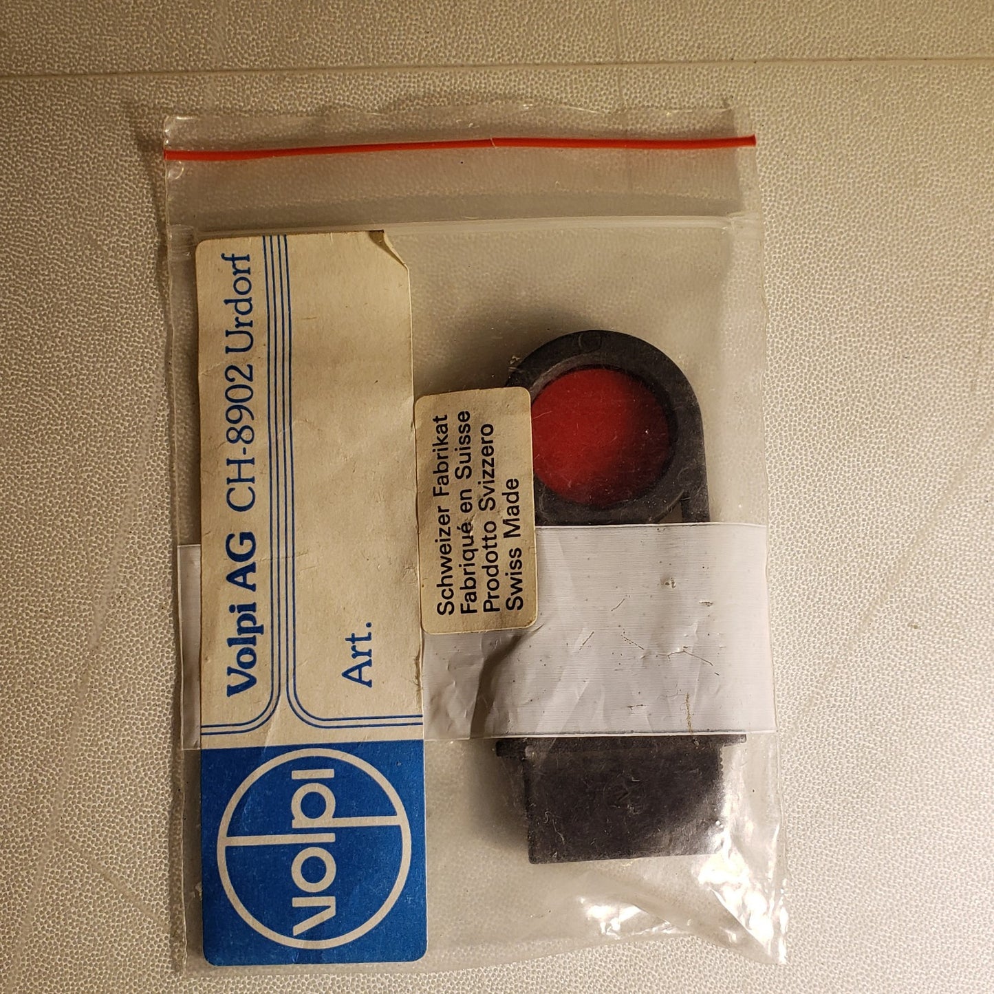Volpi CH-8902 Red Filter Slide Optics For Intralux Illuminator Microscopes