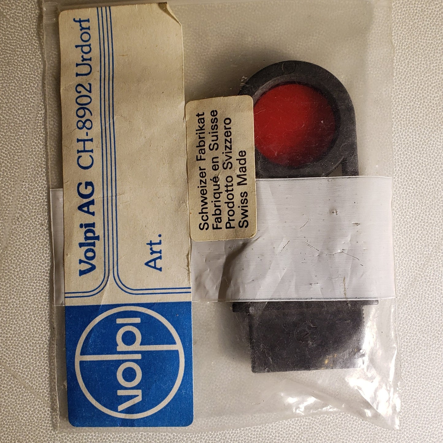 Volpi CH-8902 Red Filter Slide Optics For Intralux Illuminator Microscopes
