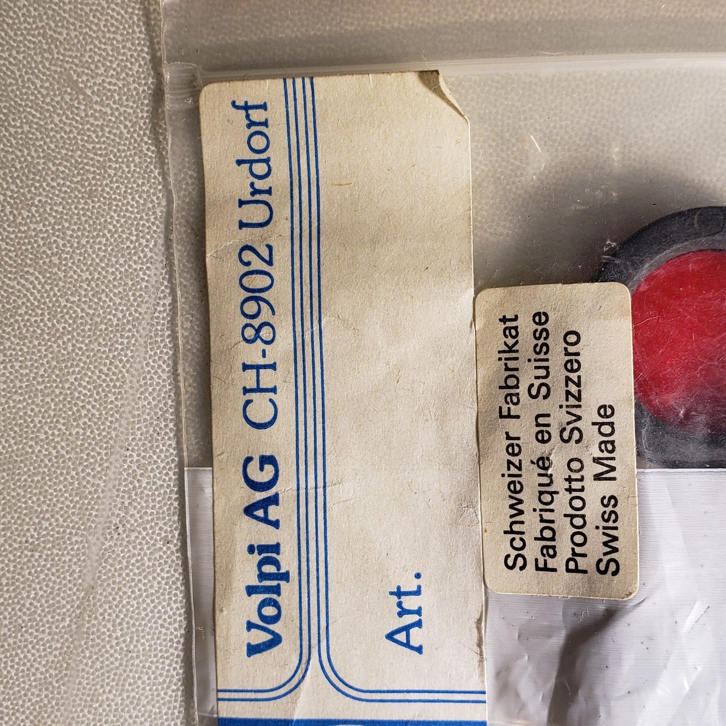 Volpi CH-8902 Red Filter Slide Optics For Intralux Illuminator Microscopes