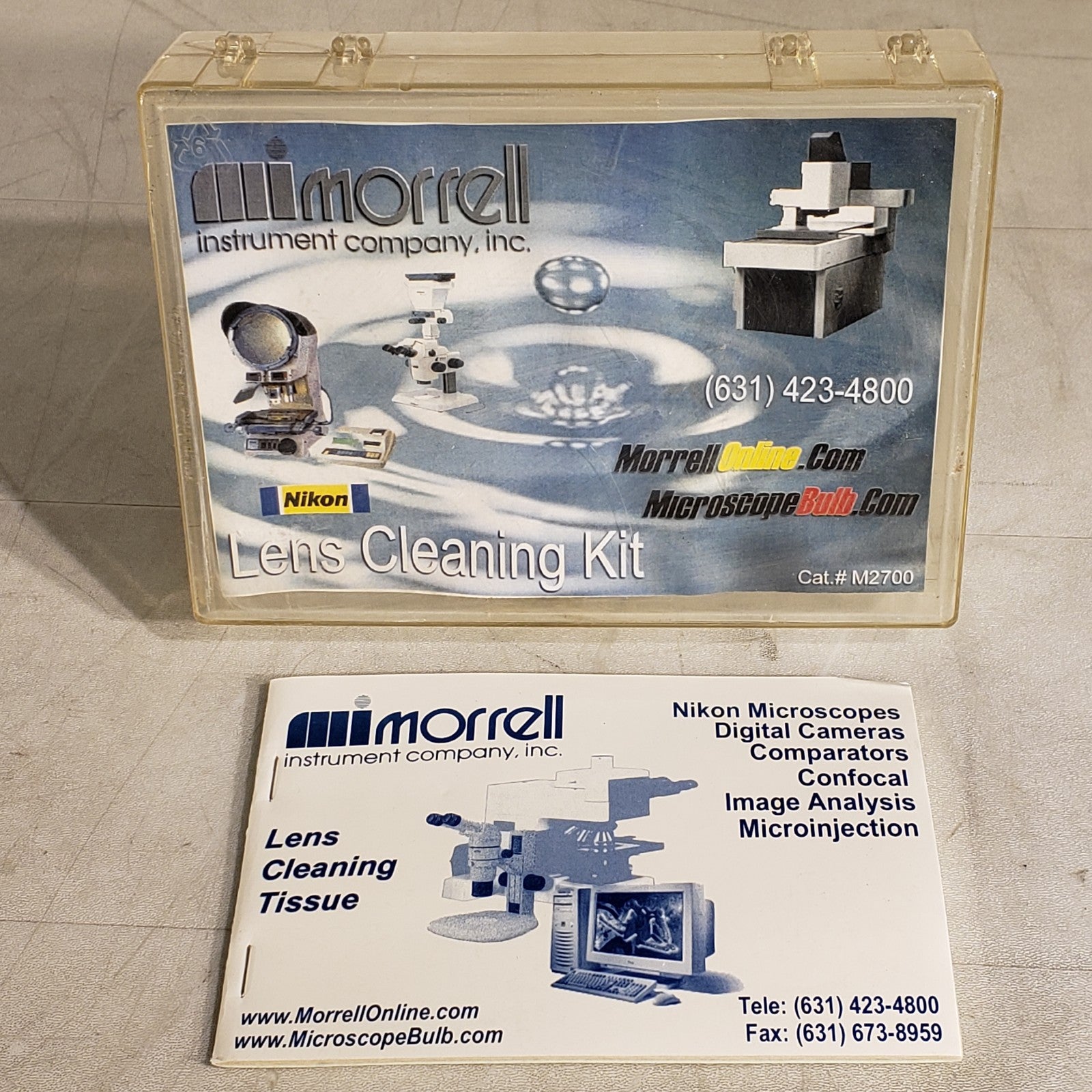 Lab Microscope Lens Cleaner Morrell M2700 Lens Cleaning Tissue Wipes For Microscopes Digital Camer ...