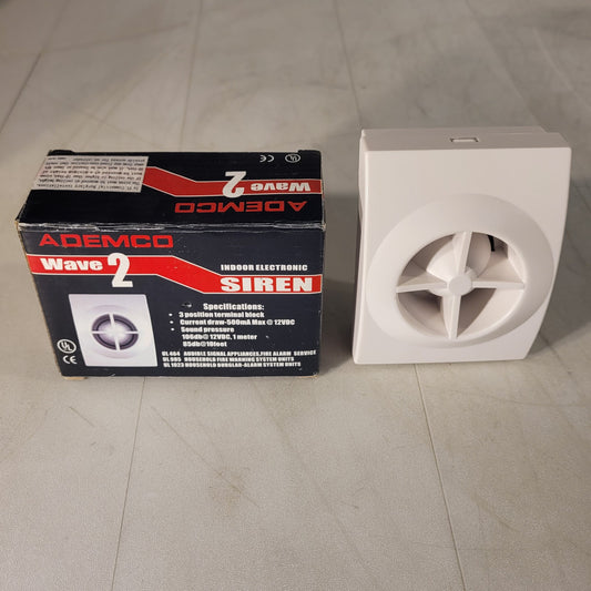 Ademco Siren Wave 2 Indoor Electric Siren 106db BP9355