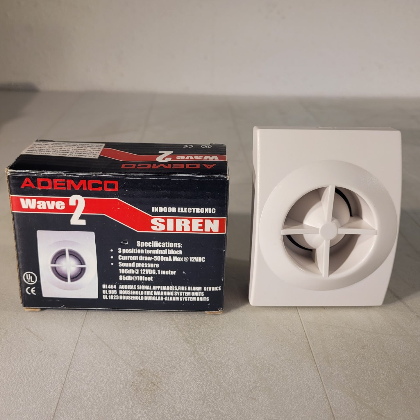 Ademco Siren Wave 2 Indoor Electric Siren 106db BP9355