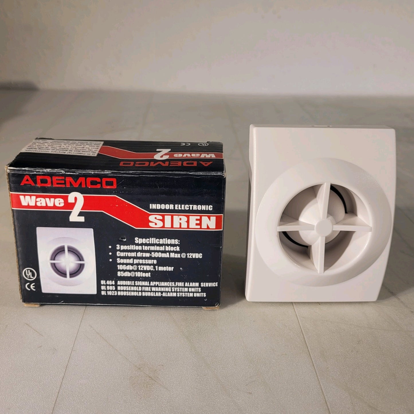 Ademco Siren Wave 2 Indoor Electric Siren 106db BP9355