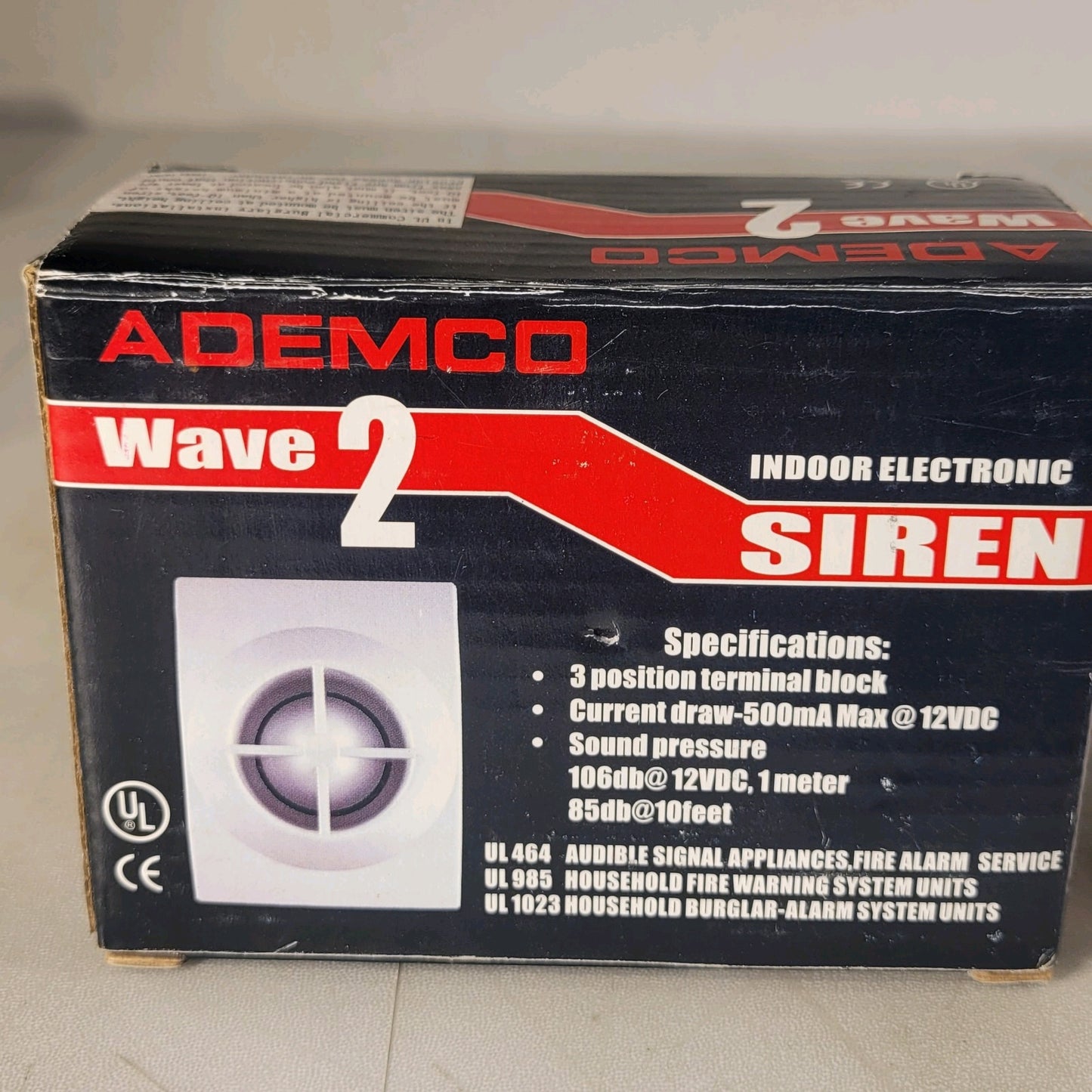 Ademco Siren Wave 2 Indoor Electric Siren 106db BP9355