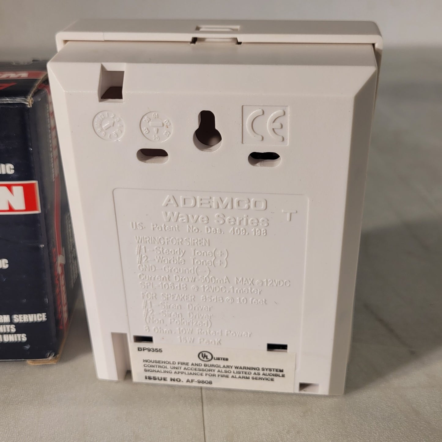 Ademco Siren Wave 2 Indoor Electric Siren 106db BP9355