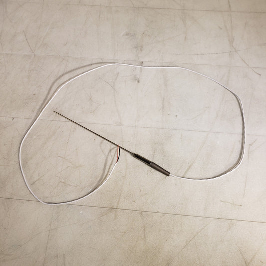 RTD 3-Wire Thermocouple Temperature Sensor Probe Stainless Steel w/ Relief Coil