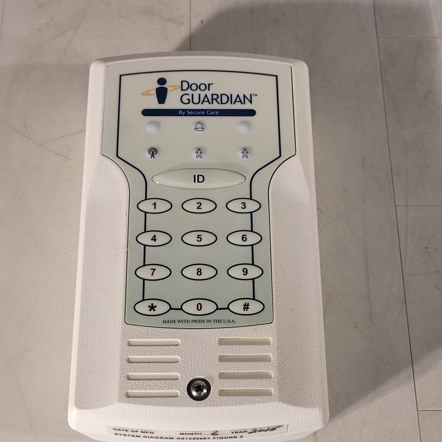 Door Guardian 135 Secure Care A01350691 ID Exit Panel