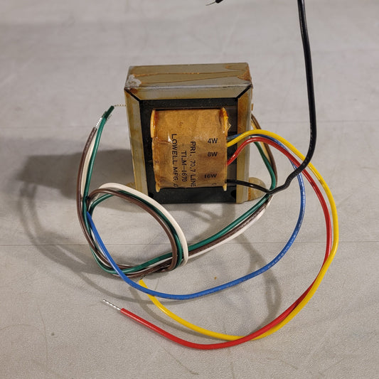 Lowell TLM-1670 Transformer Speaker Line Matching Transformer
