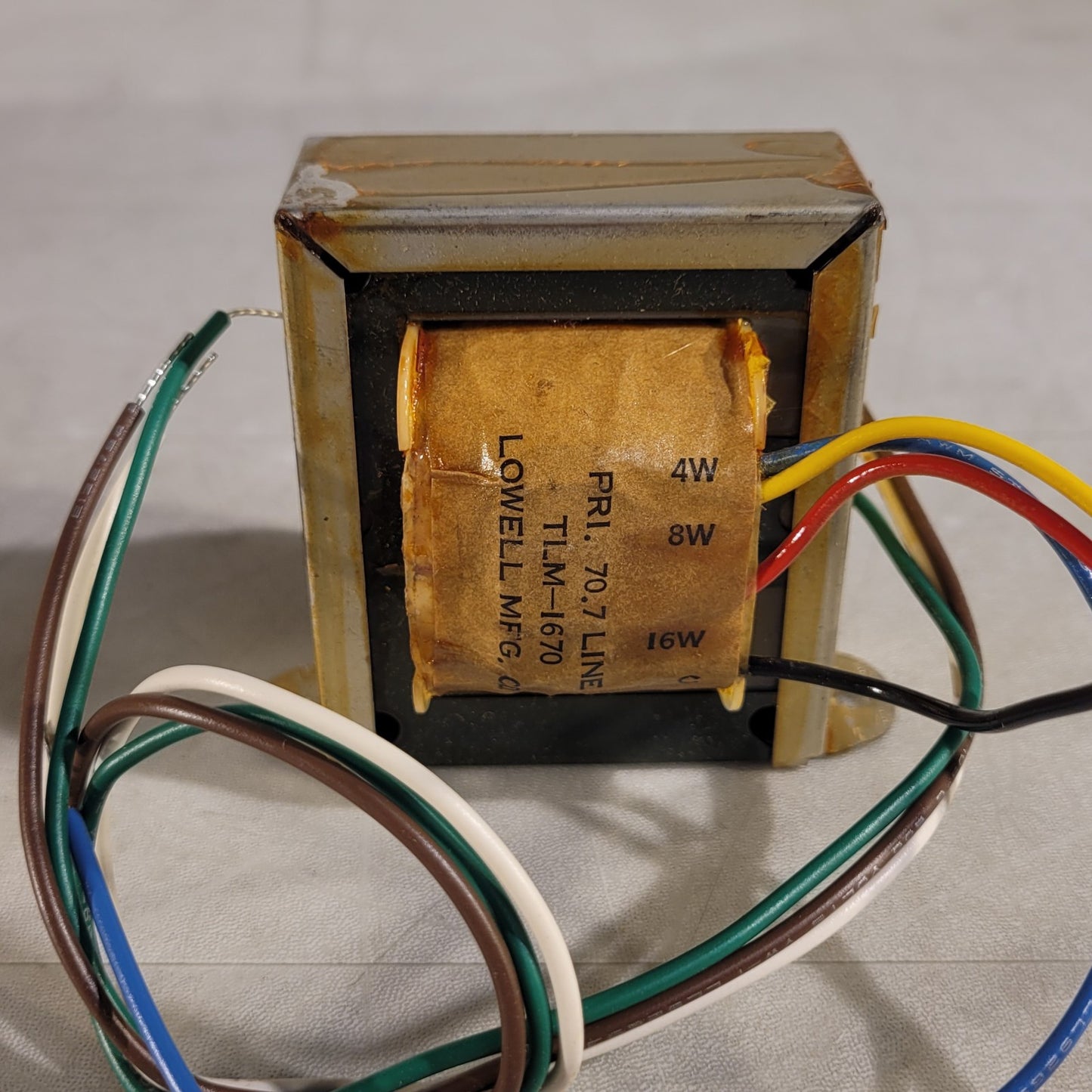 Lowell TLM-1670 Transformer Speaker Line Matching Transformer
