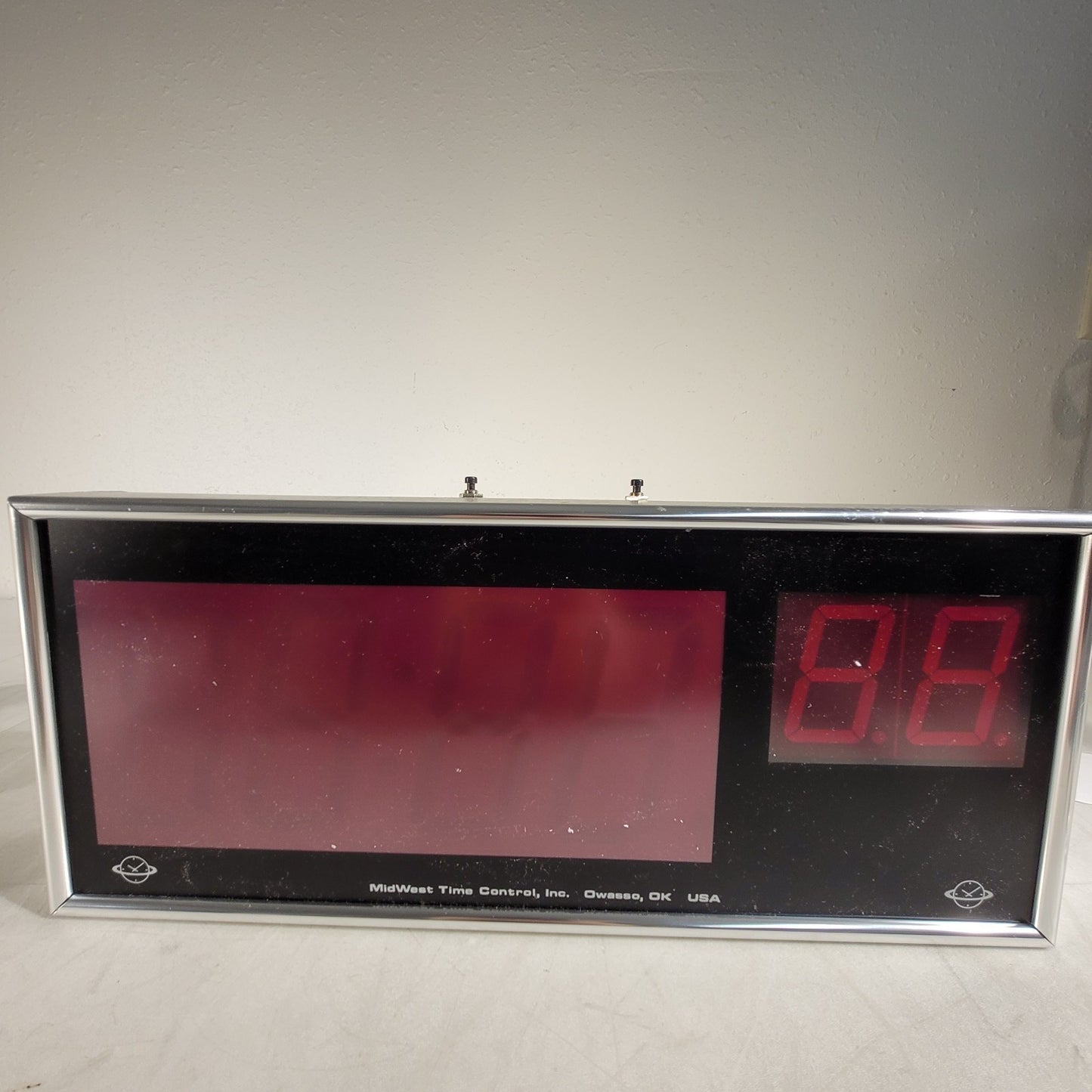 Midwest Time Control DRC-406-115 Digital Secondary Clock Hour Minutes Seconds