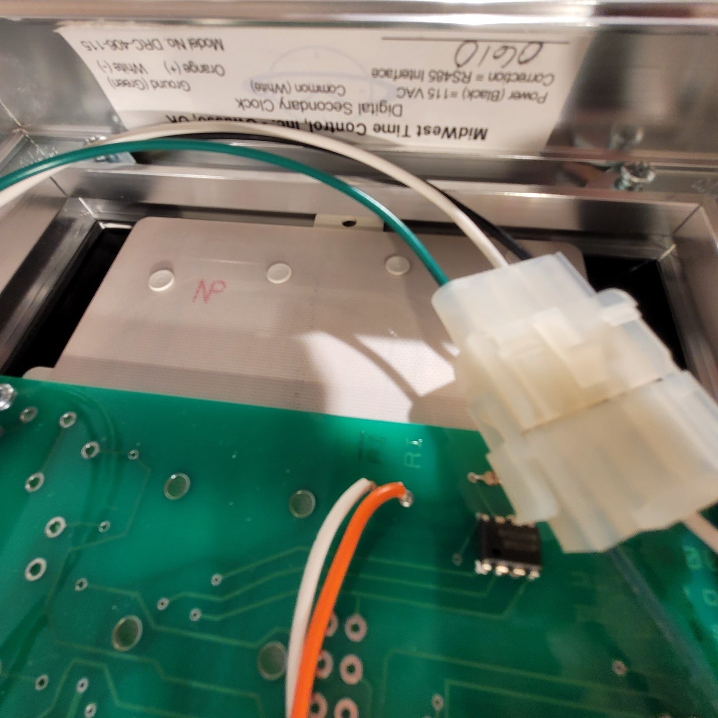 Midwest Time Control DRC-406-115 Digital Secondary Clock Hour Minutes Seconds